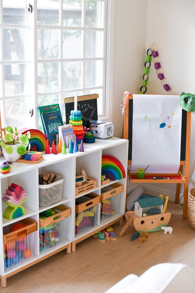 Pottery barn shop playroom storage