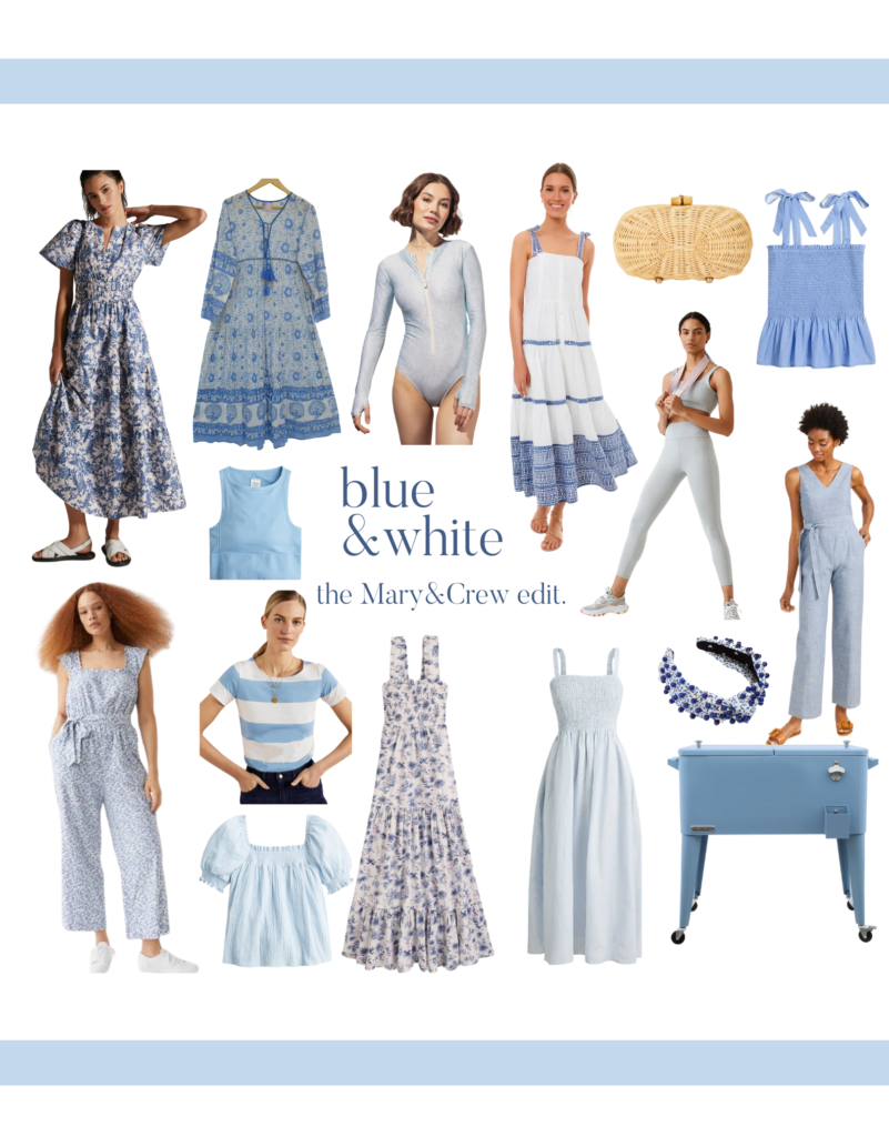 Blue and White // A Mary&Crew Edit