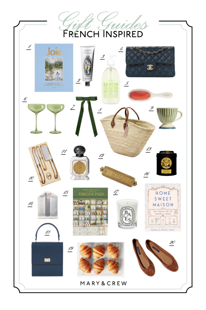 Gift Guide: French-inspired