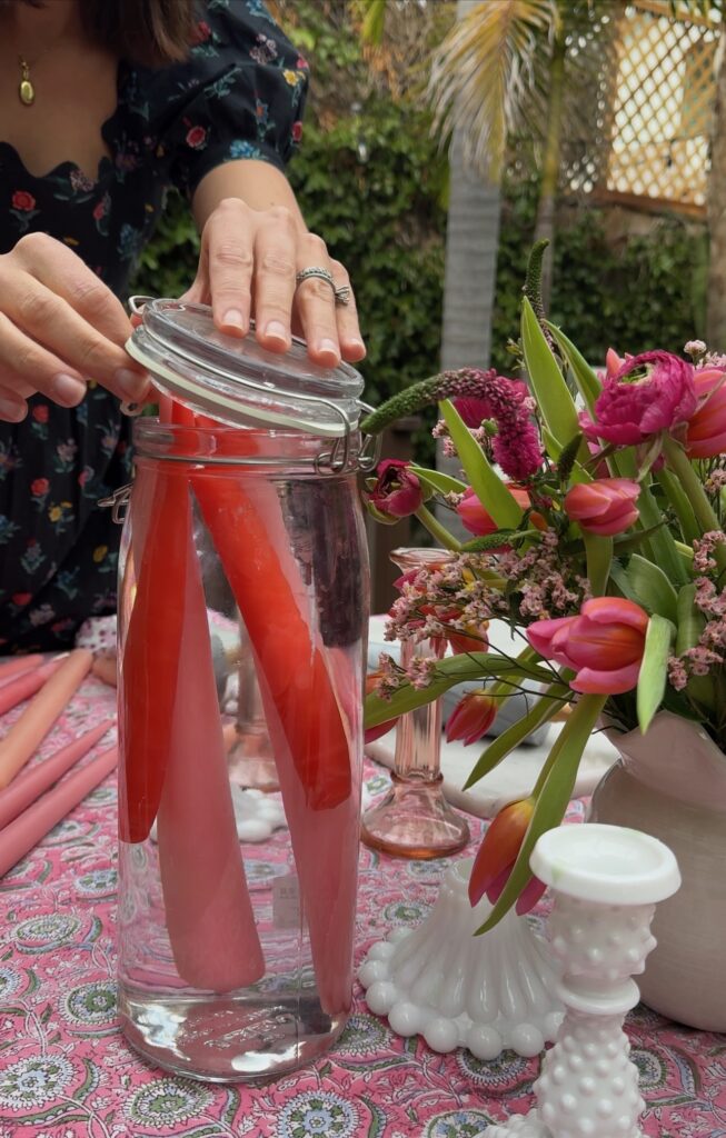 DIY Twisted Spiral Taper Candles