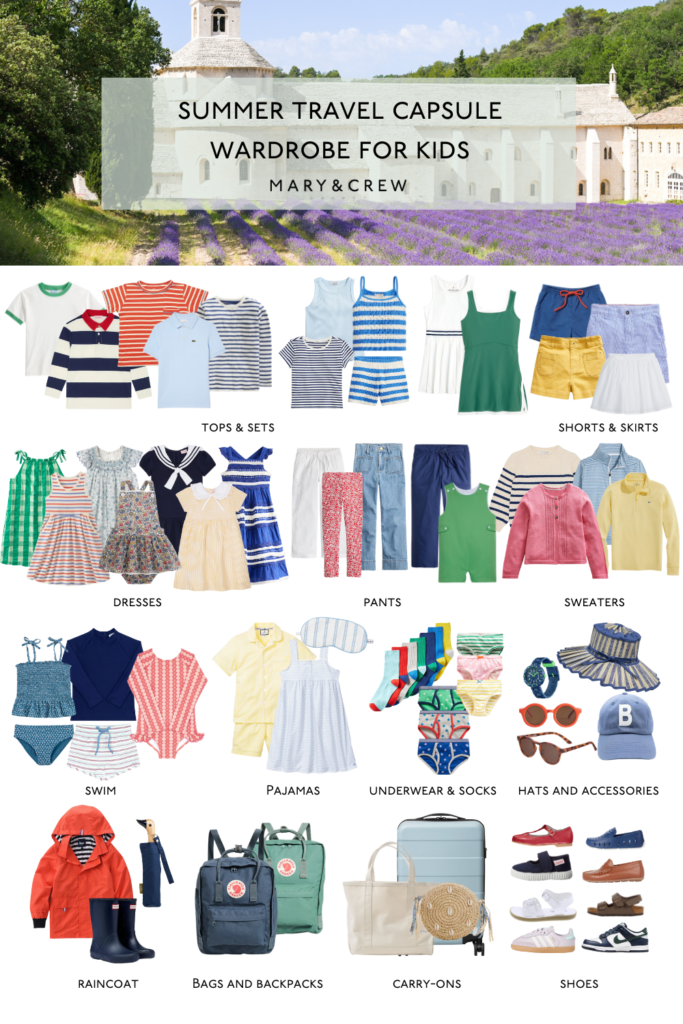 Summer Travels Capsule Wardrobe for Kids