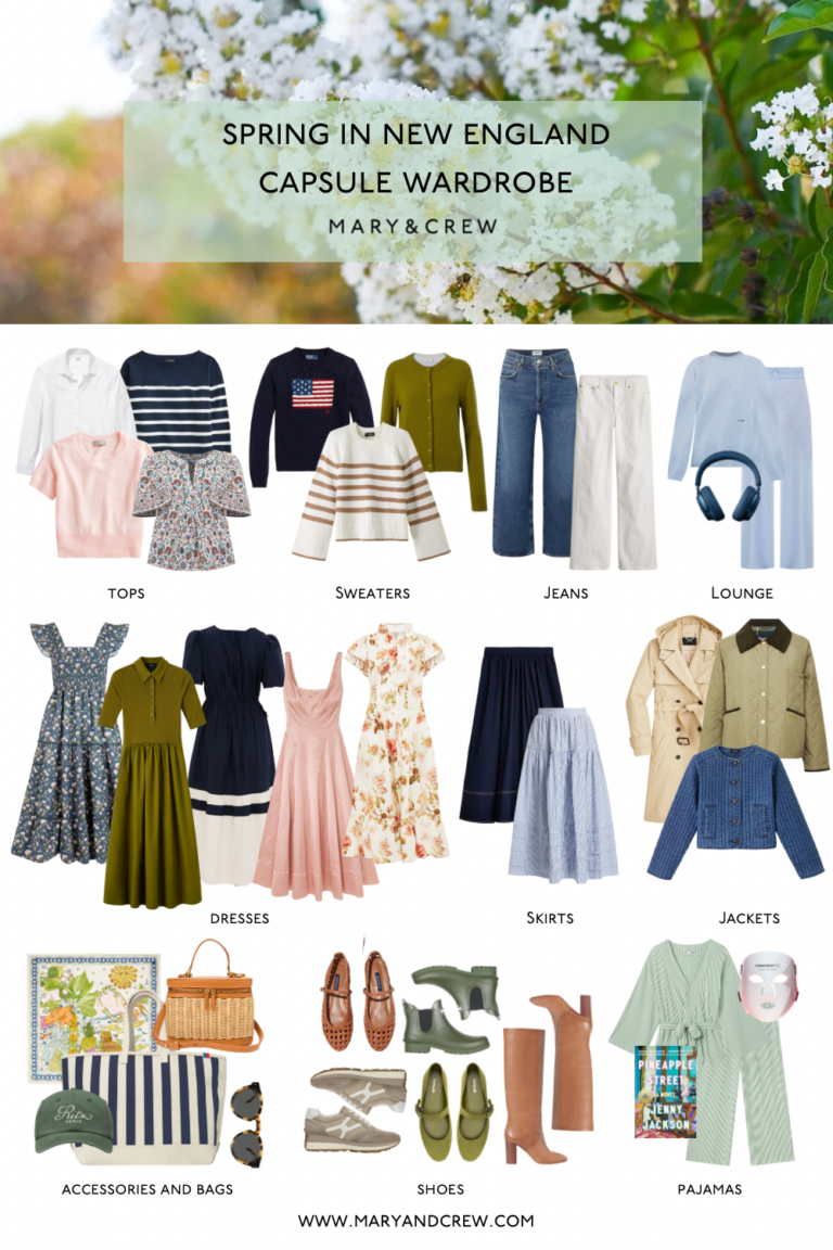 Spring in New England Capsule Wardrobe