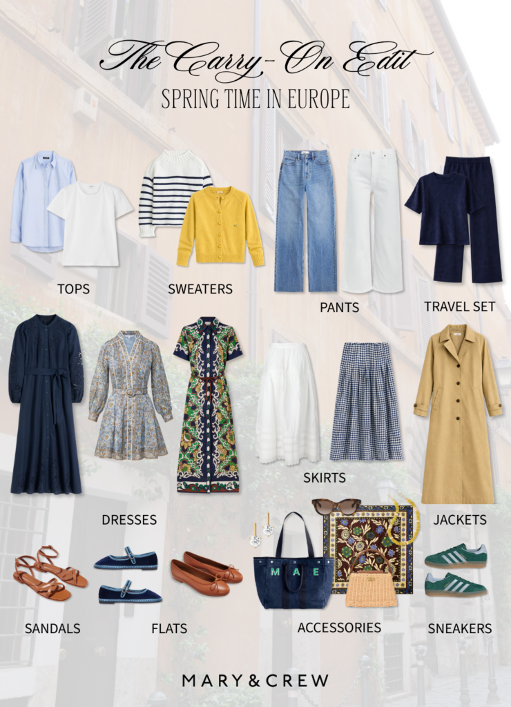 The carry-on Edit: Spring in Europe