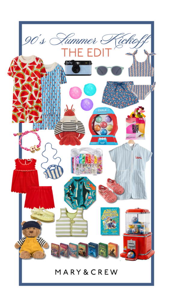 The 90s Summer Kickoff Edit — everything going into our basket this summer.