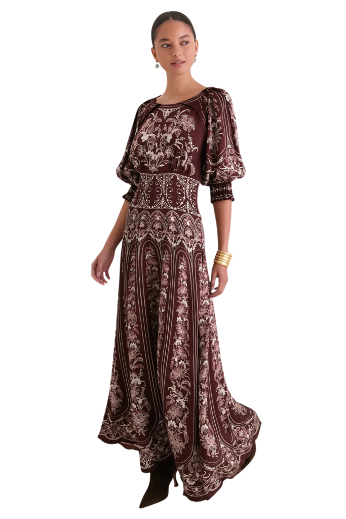 Burgundy Maxi Dress