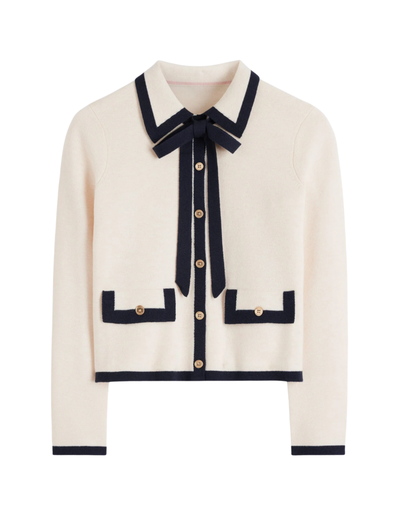 Boden Elizabeth Bow Knitted Jacket