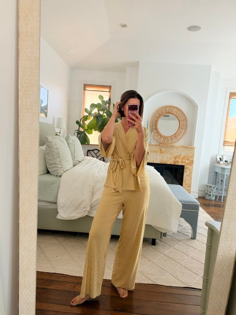 marigold kimono pajamas